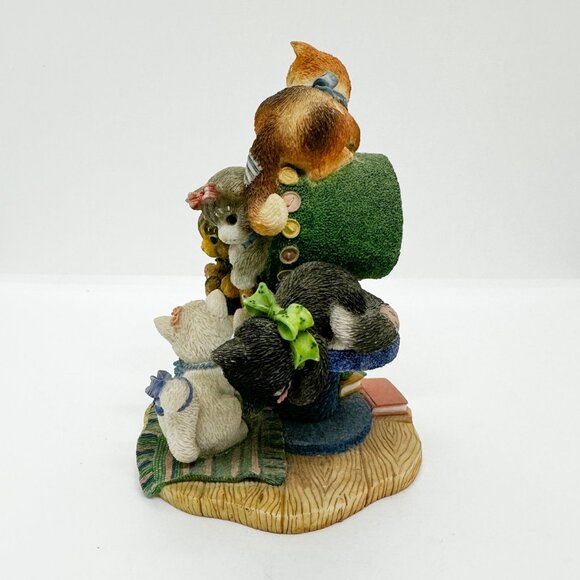 Vtg Calico Kittens Enesco Cat Cats Figurine Five Family Kids Kittens Kaboodle - Picture 3 of 6